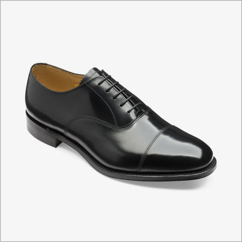 Loake 747 Black Classic Toe Cap=