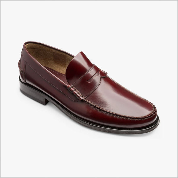 Loake Princeton Burgundy Polished Leather=