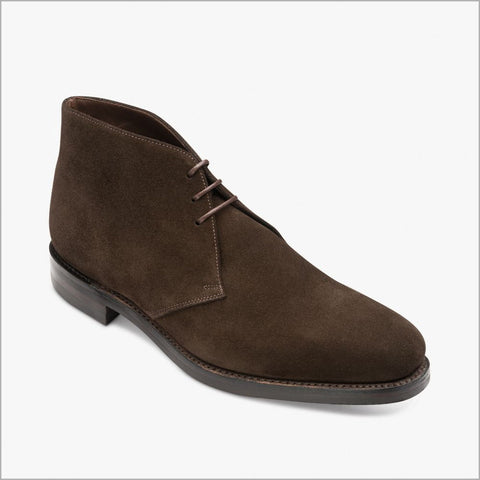 Loake Pimlico Dark Brown Suede Premium Chukka Bootª