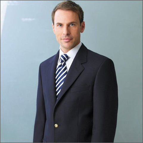 Brook Taverner Oxford Classic Navy Pure Wool Blazer*