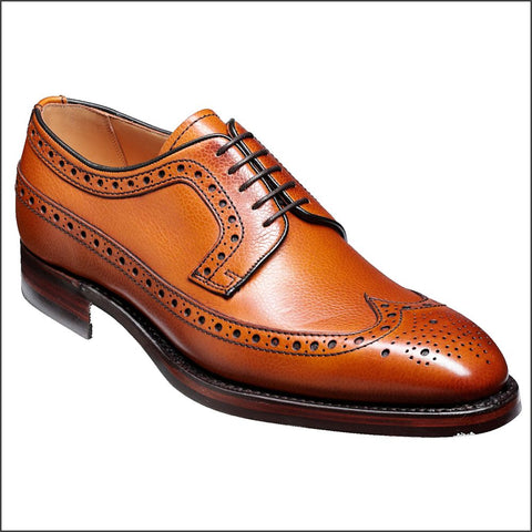 Barker Calvay Cedar Grain Wingtip Brogue.