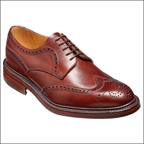 Barker Kelmarsh Cherry Grain Wingtip Derby Size 9 & 9.5 Only*
