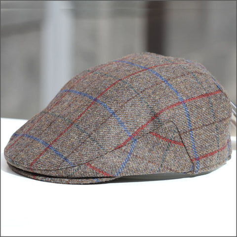 Cambridge Brown Stripe Check Cap+