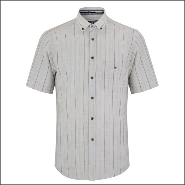 Dg's Stone Stripe Short Sleeve=