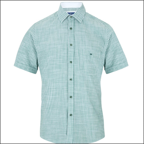 Dg's Sage Stripe SS Shirt=