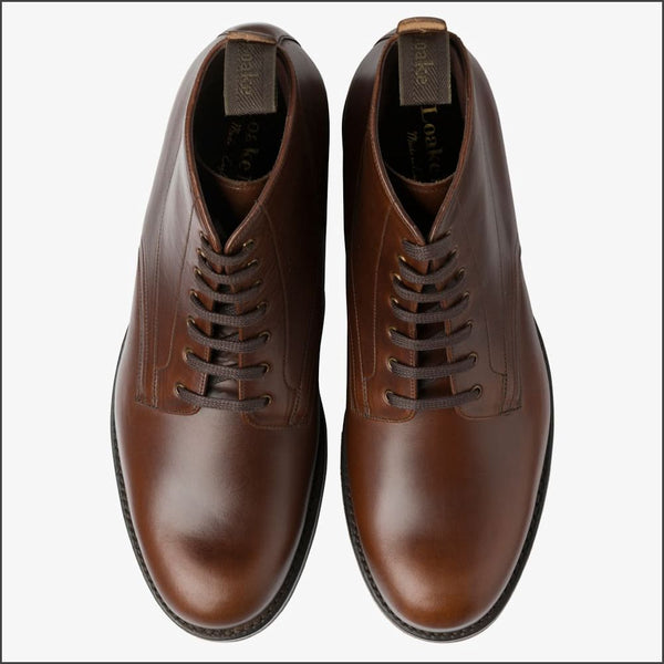 Loake Roehampton Oxblood Grain Leather Bootª