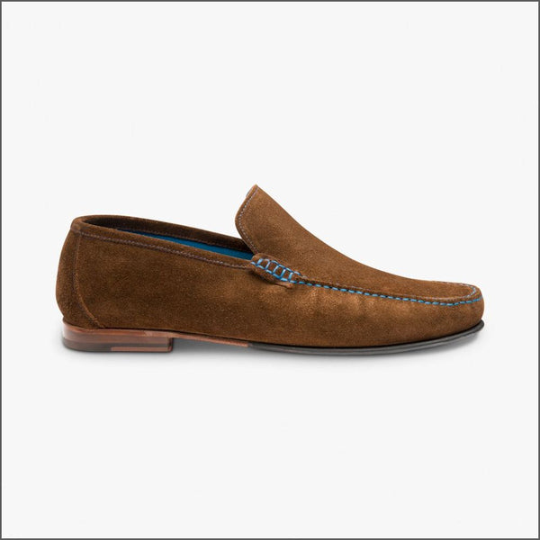 Loake Nicholson Polo Suede Moccasin Shoe=