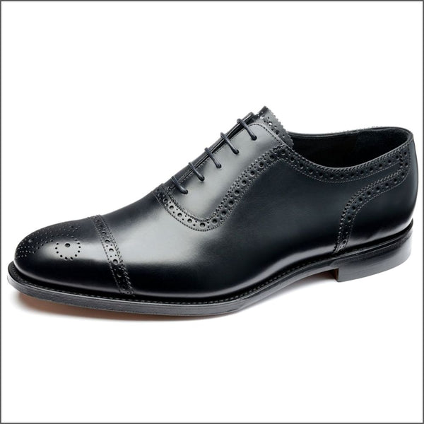Loake Strand Black Premium Semi-Brogueª