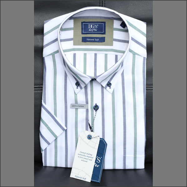 Dg's White Design SS Shirt=