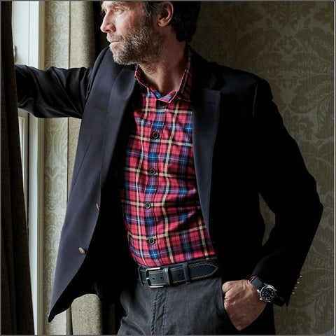 Brook Taverner Otley Classic Fit Navy Wool Blazer*