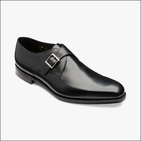 Loake Medway Black Premium Buckle Monk Shoeª