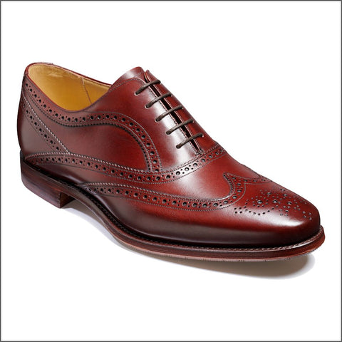 Barker Turing - Cherry Calf Oxford Brogue.