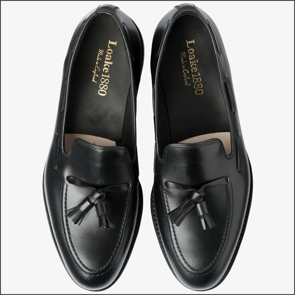 Loake Russell Black Leather Loaferª