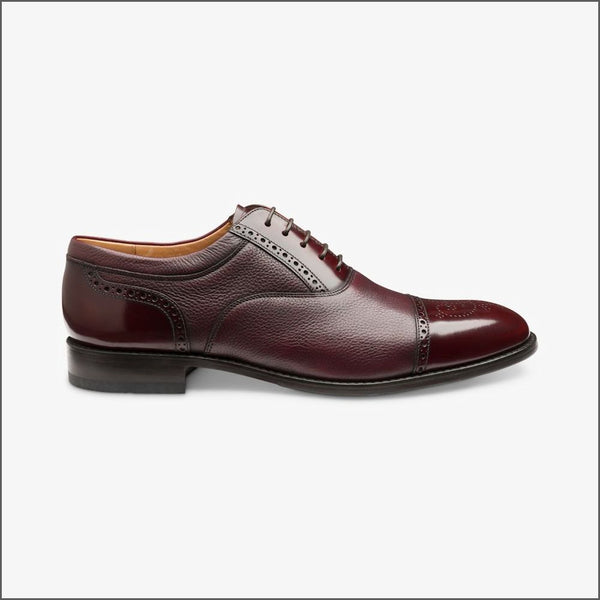 Loake Woodstock Burgundy Two Tone Oxford Shoe Size  10.5 Only*