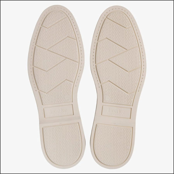 Loake Tuscany Black Grain Leather Loafer=