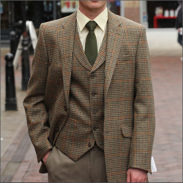 Mallalieus Brown Tweed Jacket=