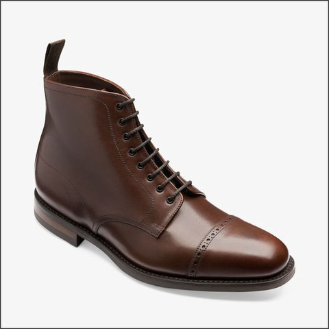 Loake Hyde Dark Brown Derby Boot SIZE 6 Only*
