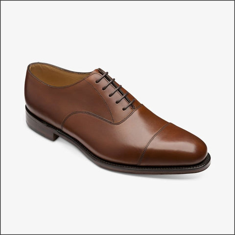 Loake Aldwych Mahogany Calf Leather Sole F Fitº