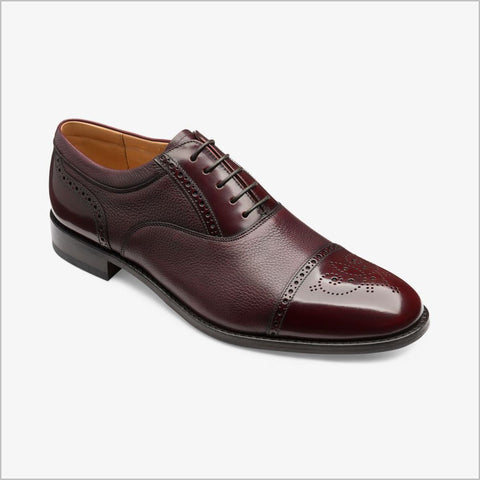 Loake Woodstock Burgundy Two Tone Oxford Shoe Size  10.5 Only*