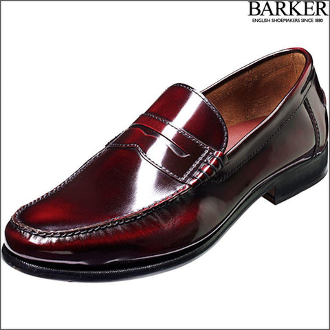 Barker Newington - Burgundy Hi-Shine Clearance Sizes*