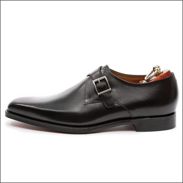 Loake Medway Black Premium Buckle Monk Shoeª