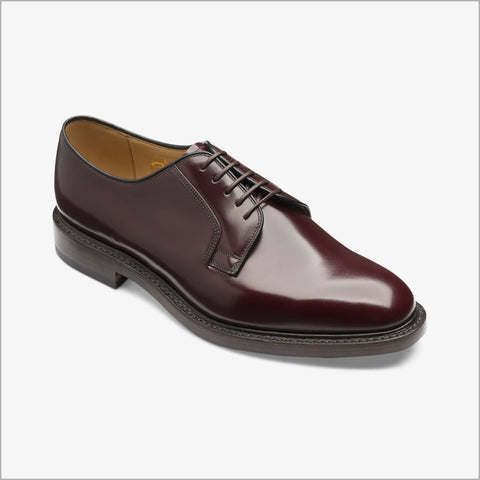 Loake 771 Burgundy Derby Shoe=