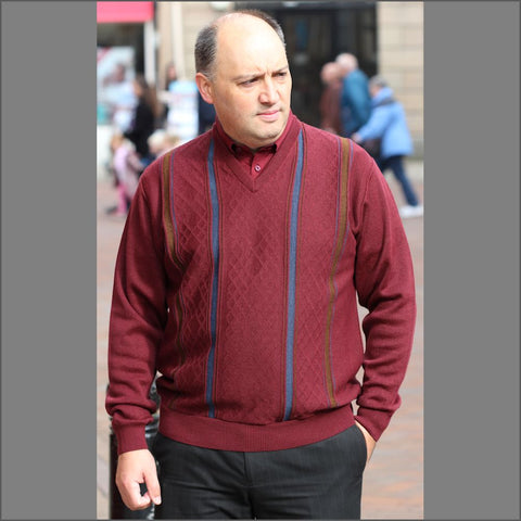 Gabicci M08 Cabernet V Neck=