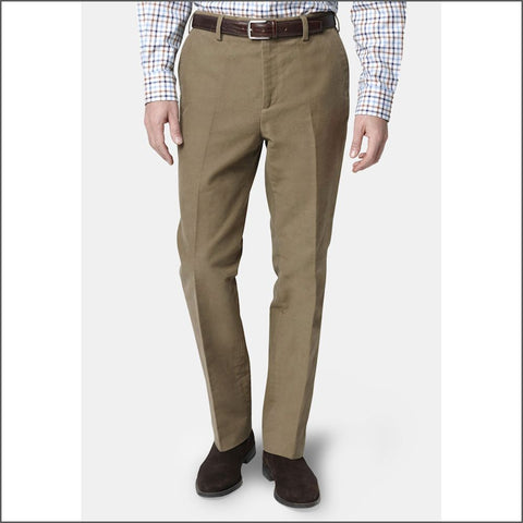 Brook Taverner Stone Kerswell Moleskin Trousers*