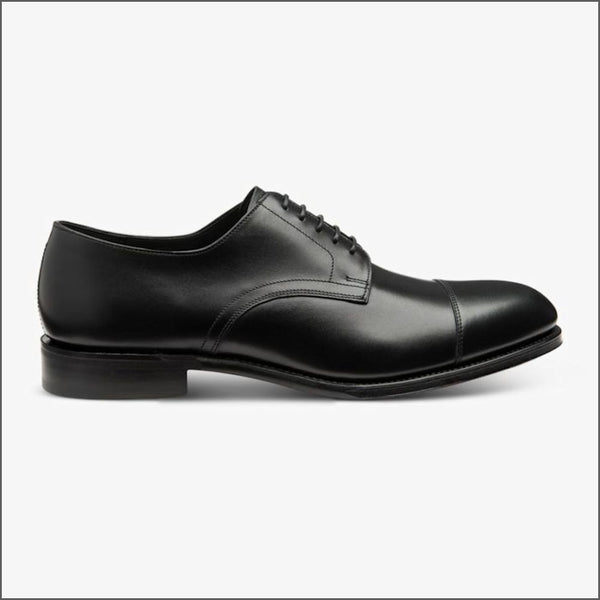 Loake Petergate Carbon Black Shoe F Fitª