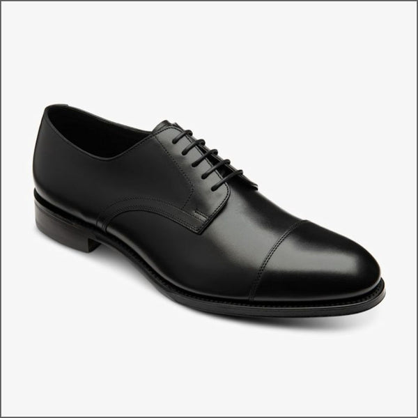 Loake Petergate Carbon Black Shoe F Fitª